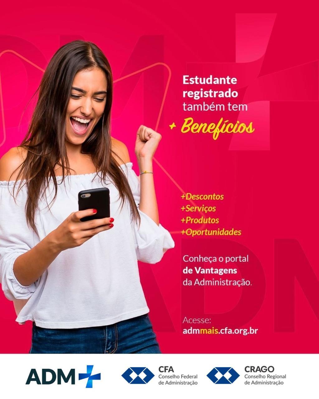 Os Conselhos Federal e Regional de Administração de Goiás possuem convênio firmado com a rede RD Saúde (Drogasil e Droga Raia).