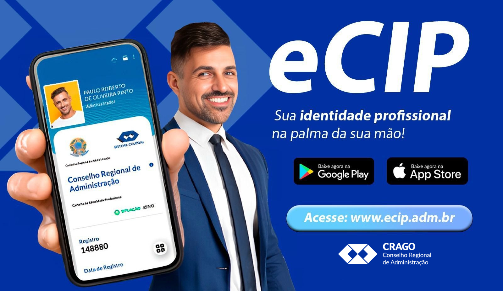 Carteira de Identidade Profissional já está disponível para os Registrados no CRAGO