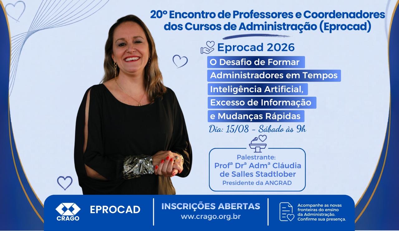 ÚLTIMAS VAGAS: Garanta sua participação no 20º EPROCAD neste sábado!