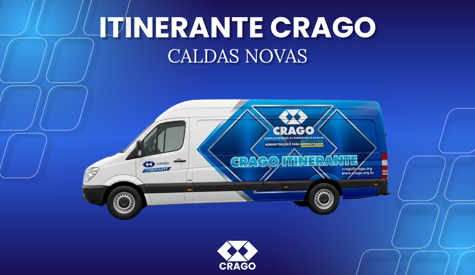 Atenção, Caldas Novas! O CRAGO Itinerante chega nesta sexta-feira (28)!